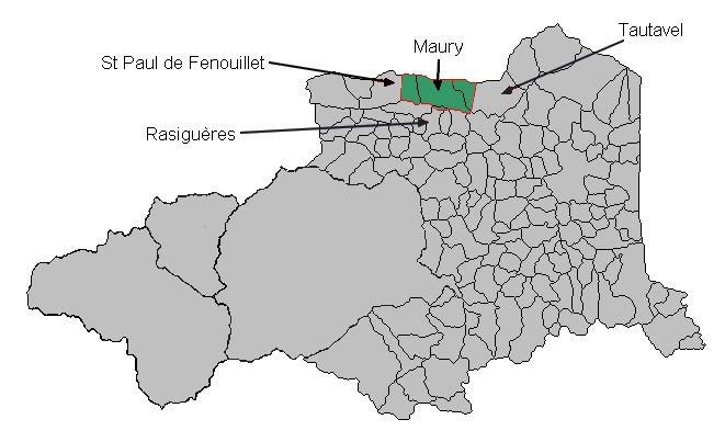 Aire délimité Maury AOP